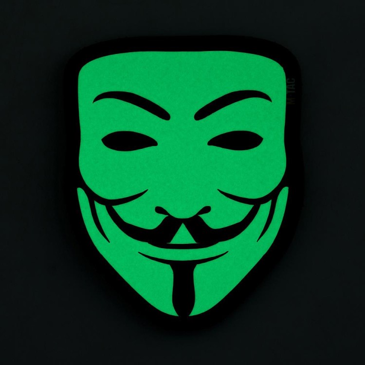 M-Tac naszywka Anonymous FLUO Oksford rzep-231074