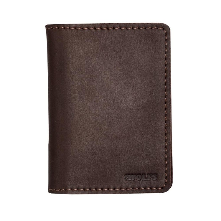 Etui na dokumenty JAGER I 2Wolfs brąz-231157