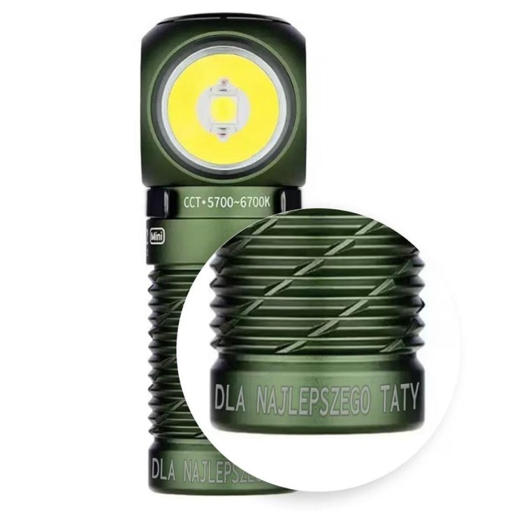 Latarka czołowa, kątowa Olight Perun 2 Mini Neutral White OD Green 1100 lm-231541