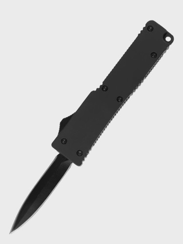 Nóż sprężynowy OTF automatyczny sztylet Dominator czarny-231839