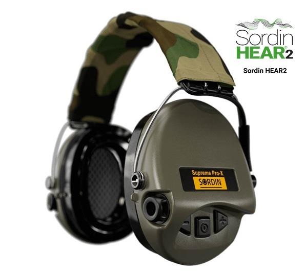 Słuchawki aktywne Sordin Supreme PRO X camo LED Hear 2-231972