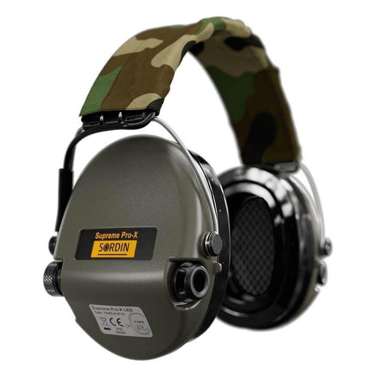 Słuchawki aktywne Sordin Supreme PRO X camo LED Hear 2-231973