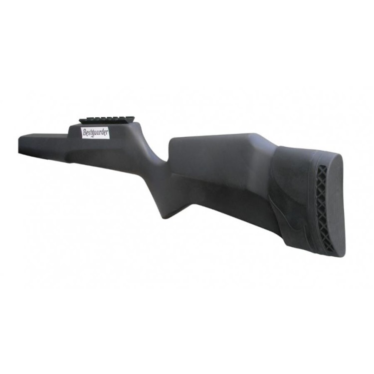 Stopka amortyzacyjna na kolbę gumowa, czarna-232074