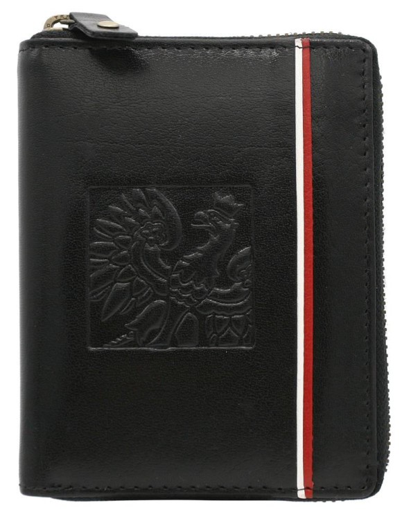 Portfel skórzany patriotyczny RFID Peterson 340P-02 Godło-232179