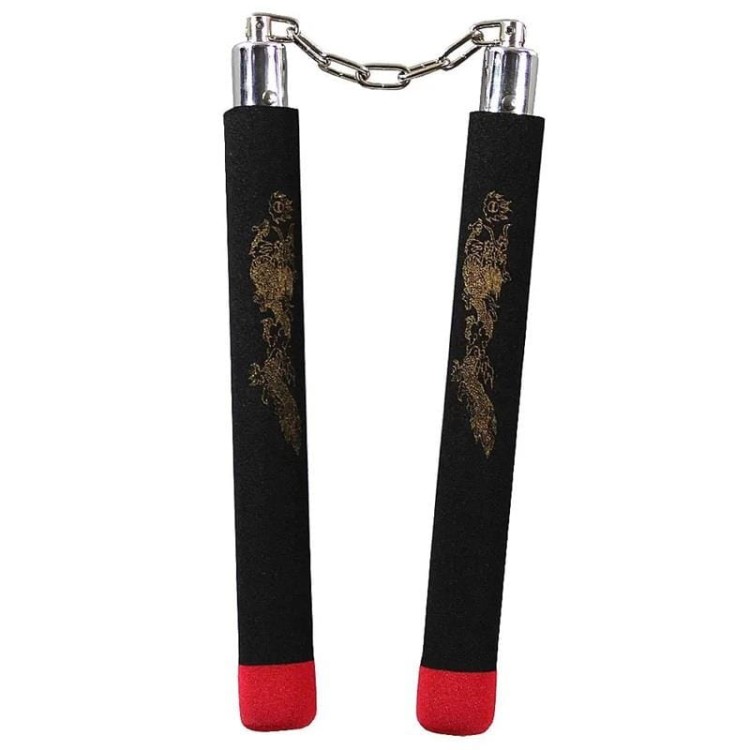 Nunchaku treningowe piankowe smok Extra łańcuszek na łożysku-232913