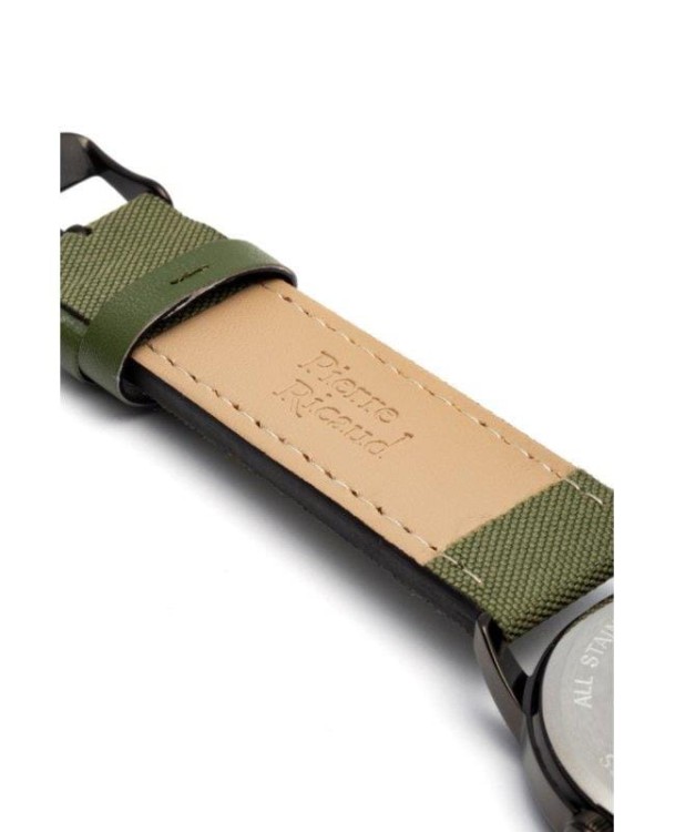 Zegarek myśliwski Pierre Ricaud koziołek z datą fluo-232917