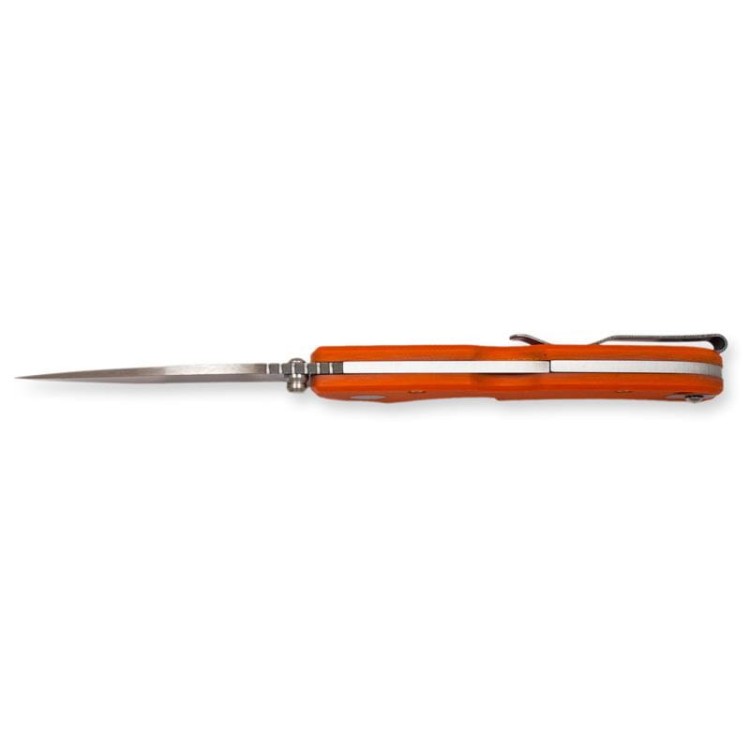 Nóż Manly City CPM S90V flat handle 60-62 HRC orange płaski chwyt-233450