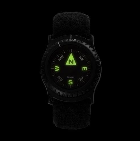 Kompas na rękę T25 naręczny, czarny-233624