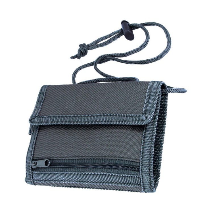 Portfel Margin na szyję szary Camo Military Gear-233636