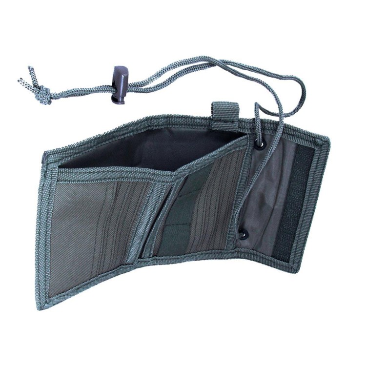 Portfel Margin na szyję szary Camo Military Gear-233634