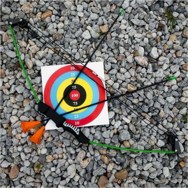 Łuk dla dzieci na przyssawki NXG CB Cadet4 Set 15 lbs zielony-233700