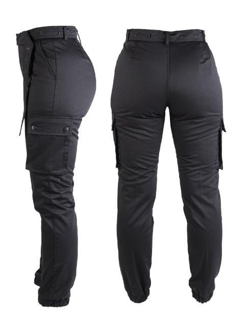 Spodnie bojówki damskie, wojskowe Mil-Tec Army Black czarne-233718