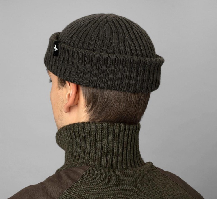Czapka myśliwska Seeland Norite Beanie merino woll - Grizzly Brown-234143