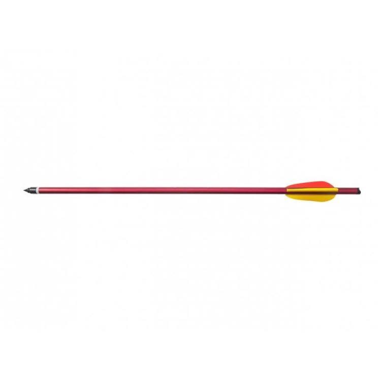 Bełty Poe Lang aluminiowe 16'' 5 szt. czerwone, syntetyczne lotki-234347