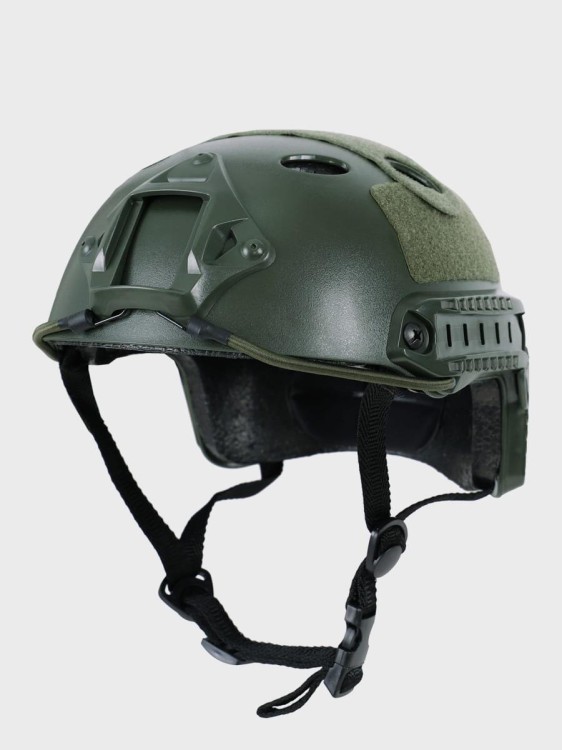 Hełm wojskowy Terror - replika ASG FAST szyny RIS montaż NV oliwkowy-234542