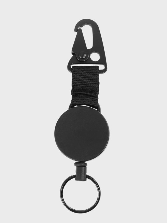 Retraktor Dominator smycz taktyczna, linka stalowa zwijana 60 cm czarny-234561