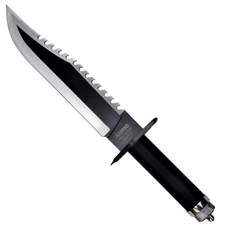 Duży Nóż Rambo II Cinema Classic 400 mm z pochwa skórzaną CC-H2-234615