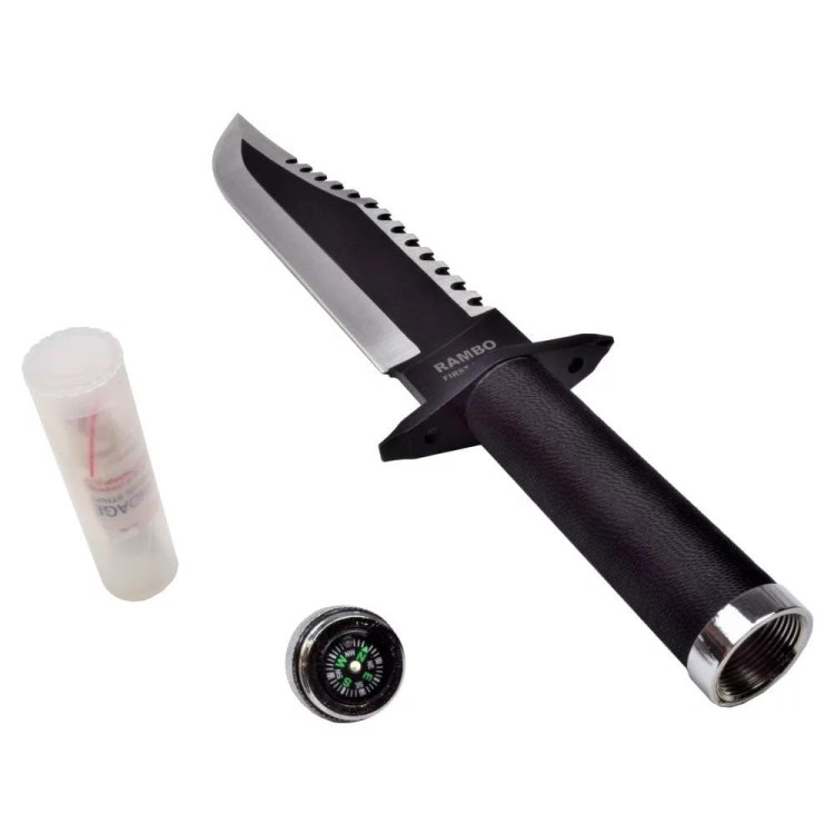Duży Nóż Rambo II Cinema Classic 400 mm z pochwa skórzaną CC-H2-234618