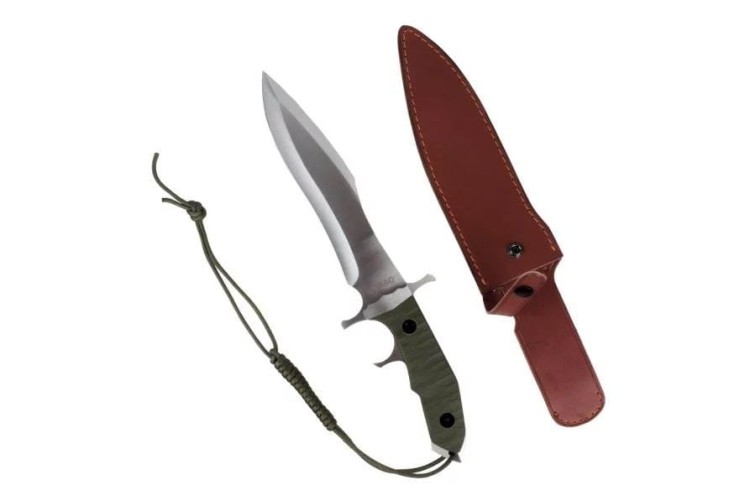 Nóż Rambo V Cinema Classic 385 mm z pochwą skórzaną CC-H5-234631
