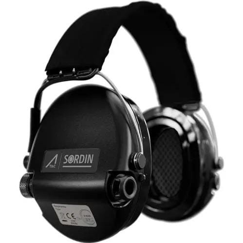 Słuchawki aktywne czarne Ace Sordin czarna materiałowa opaska, żelowe wkładki 75302-02-G-BT-ACE-234986