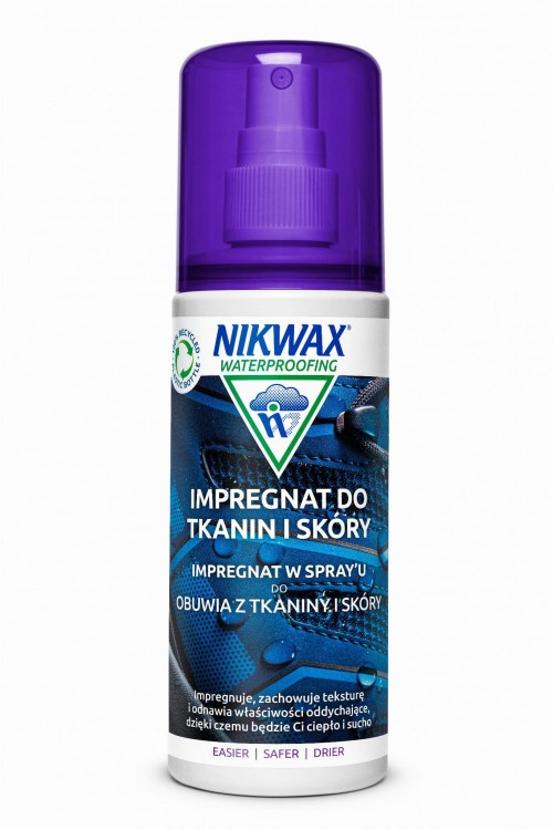 Nikwax Impregnat do obuwia tkanina i skóra atomizer 125 ml-235000