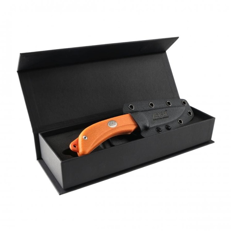 Nóż myśliwski EKA SwedBlade G5 do skórowania orange Sandvik 12C27 z pochwą-235140