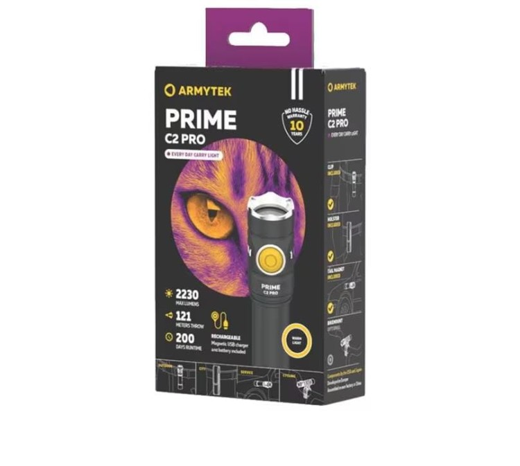 Latarka ArmyTek XHP50.2 Prime C2 PRO Warm Magnet USB 2230 lm-235232