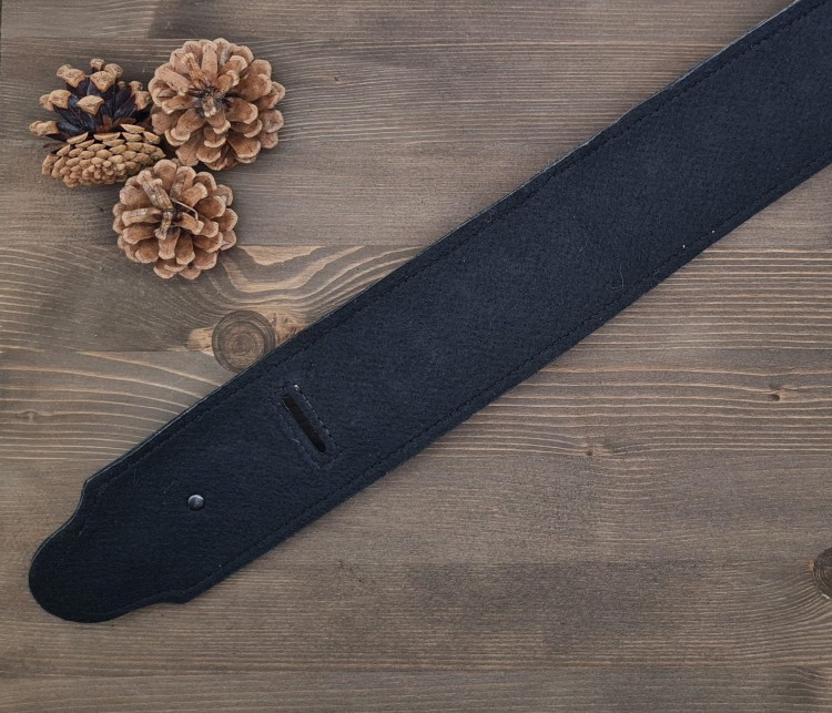 Skórzany pas kombinowany na amunicję śrutową i kulową retro myśliwski-235298