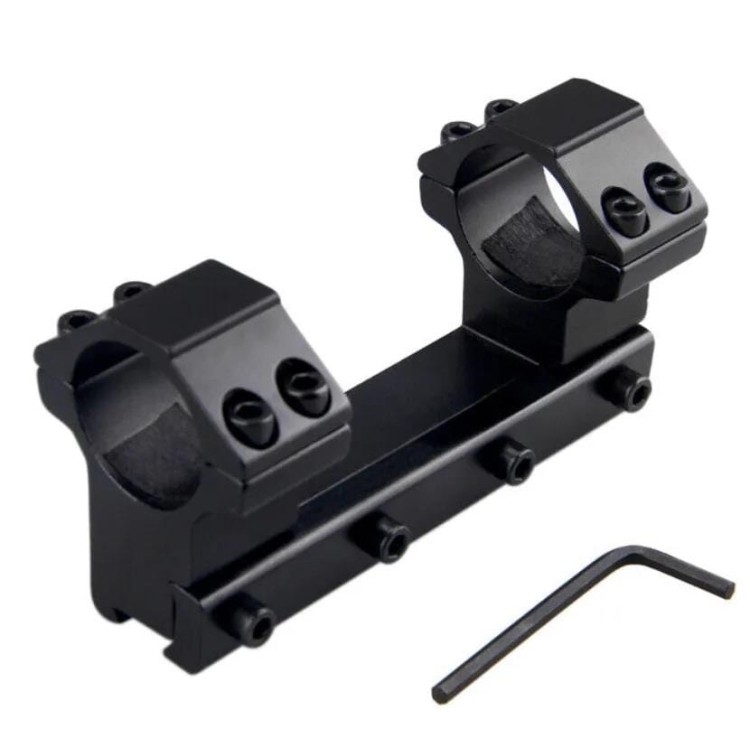 Montaż do lunety jednoczęściowy wysoki 1” Genetic szyna 11mm kołek stopujący-235324