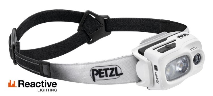 Czołówka SWIFT RL 1100 lm Petzl - latarka czołowa biała E095BB02-235629