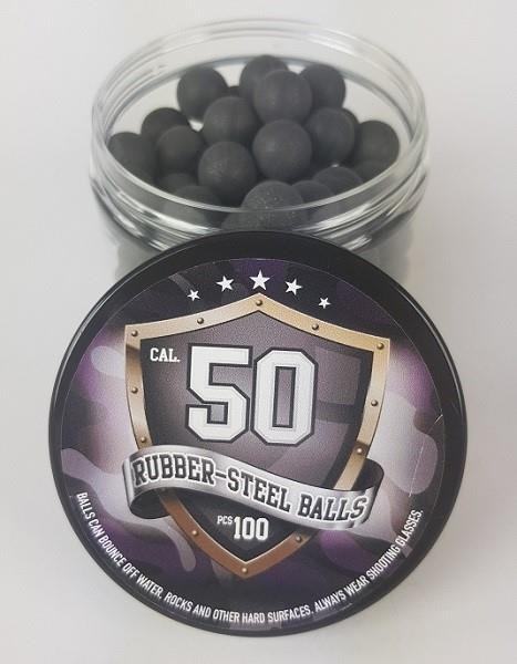 Kule gumowo-metalowe Guard Power kal.50 (12,7 mm) -100 sztuk HDR HDP-235937