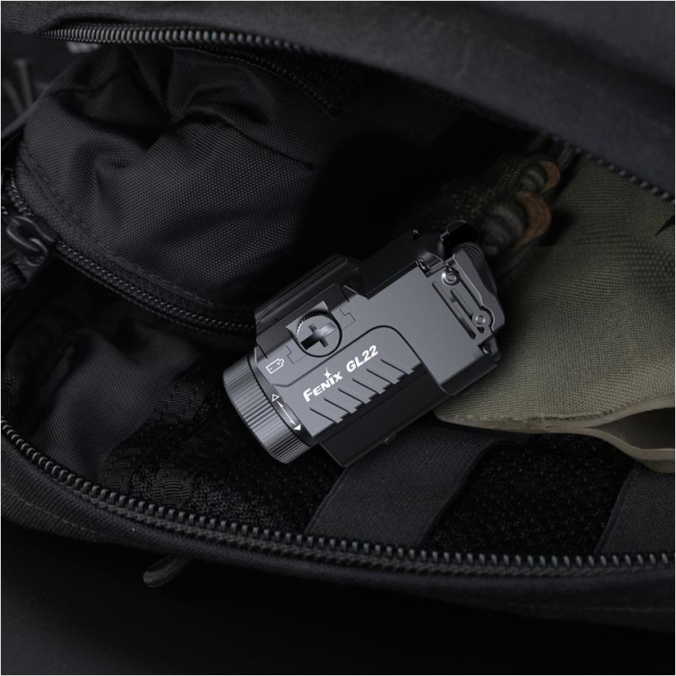 Latarka do broni krótkiej Fenix GL22  na szynę Picatinny i Glock, na pistolet-235948