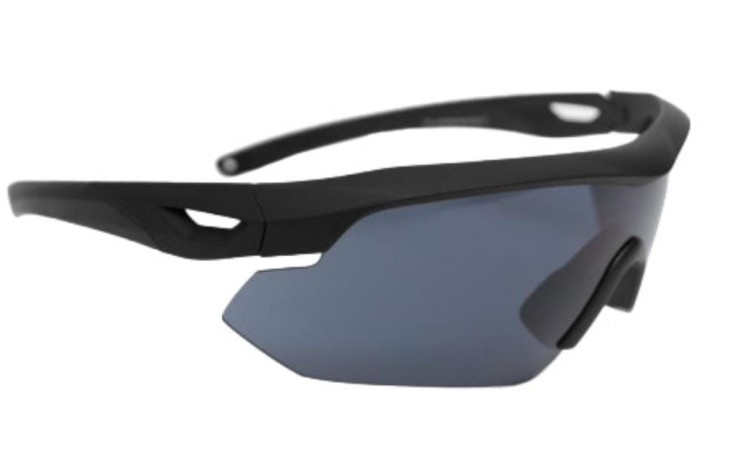 Okulary balistyczne SwissEye Nighthawk czarne wymienne szybki, etui strzeleckie ochronne-236041