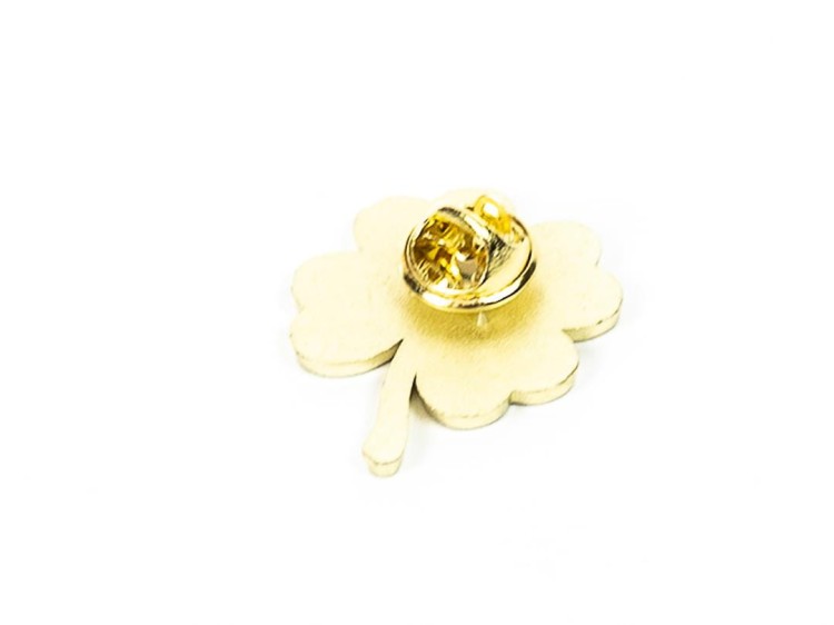 Pin Przypinka CZTEROLISTNA KONICZYNA - gadżet na szczęście-236169