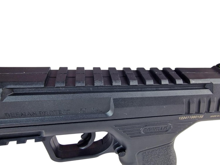 Pistolet na kule gumowe i pieprzowe BEEMAN Protect BP50 Combo kal.50, 8-strzałowy CO2-12g BP50C-236220