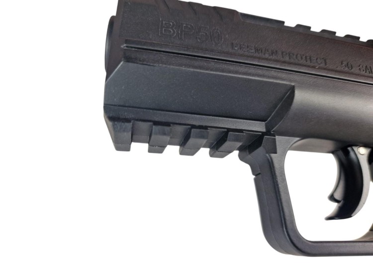 Pistolet na kule gumowe i pieprzowe BEEMAN Protect BP50 Combo kal.50, 8-strzałowy CO2-12g BP50C-236221
