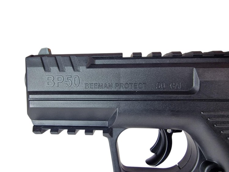 Pistolet na kule gumowe i pieprzowe BEEMAN Protect BP50 Combo kal.50, 8-strzałowy CO2-12g BP50C-236222