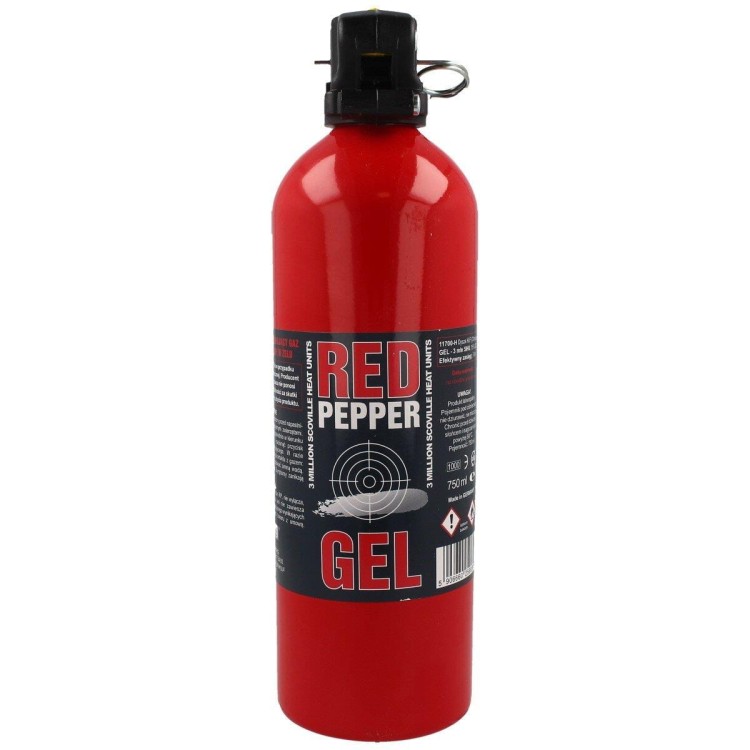Gaz pieprzowy, gaśnica Sharg Graphite Red Pepper Gel 3mln SHU 750 ml w żelu-236235