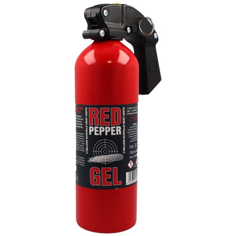 Gaz pieprzowy, gaśnica Sharg Graphite Red Pepper Gel 3mln SHU 750 ml w żelu-236238