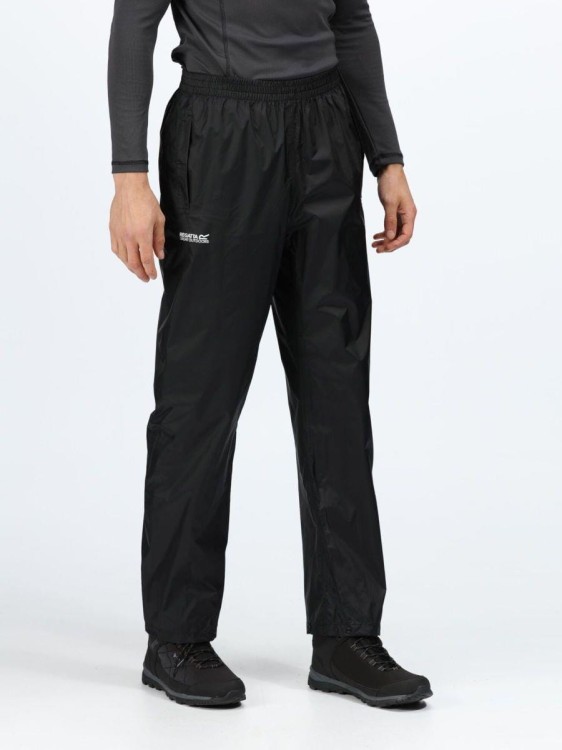 Męska kurtka wiosenna Regatta kieszonkowa Pack It III Czarna-236289