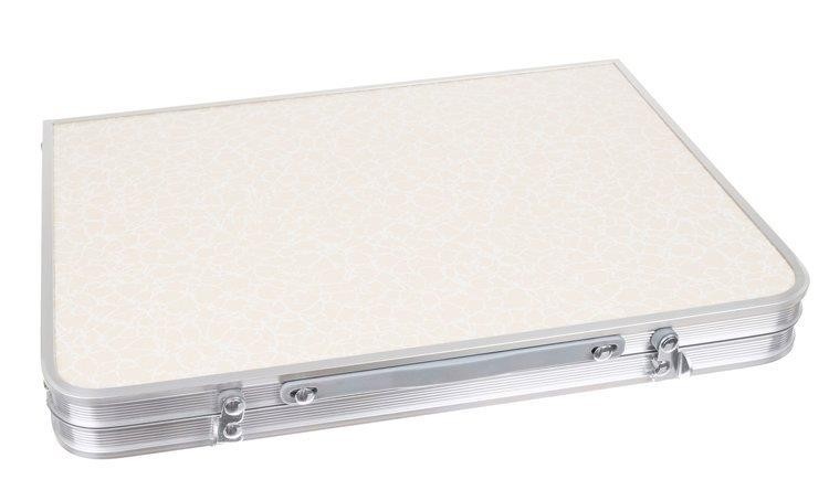 Stolik turystyczny składany, mały pod namiot 1,2 kg aluminium 60 x 40 x 26 cm-236505