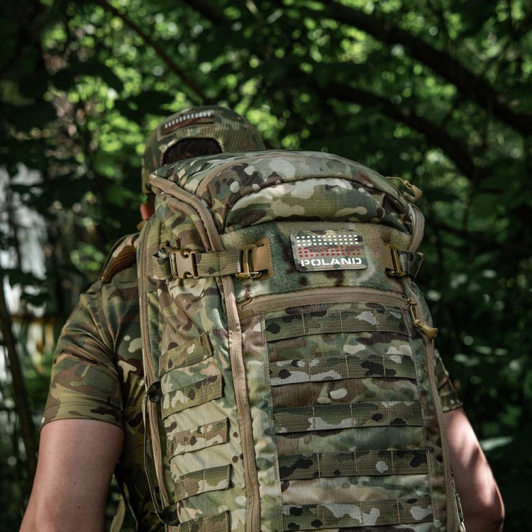 naszywka M-Tac Poland z flagą 50x80 Laser Cut multicam-236589