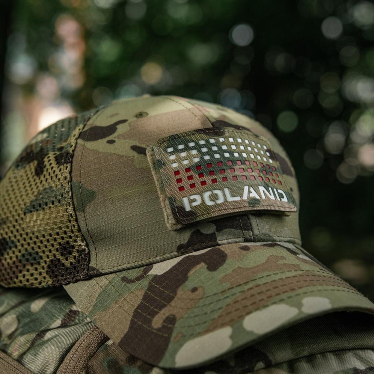 naszywka M-Tac Poland z flagą 50x80 Laser Cut multicam-236590
