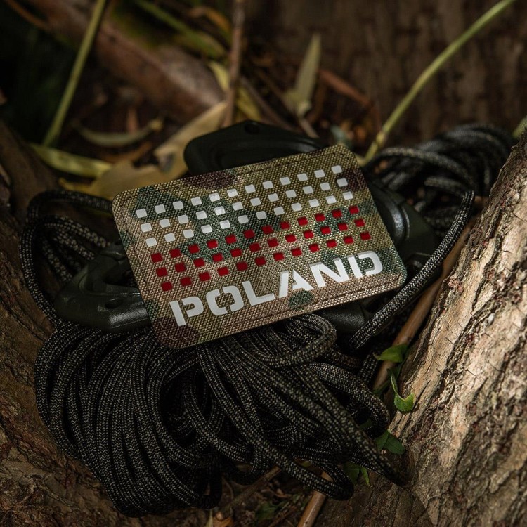 naszywka M-Tac Poland z flagą 50x80 Laser Cut multicam-236598
