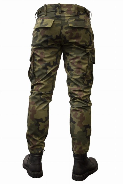 Spodnie BDU Specforce Morowo PL Woodland  bojówki z paskiem-236610
