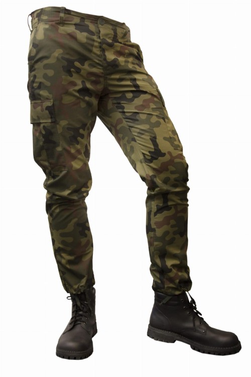 Spodnie BDU Specforce Morowo PL Woodland  bojówki z paskiem-236619