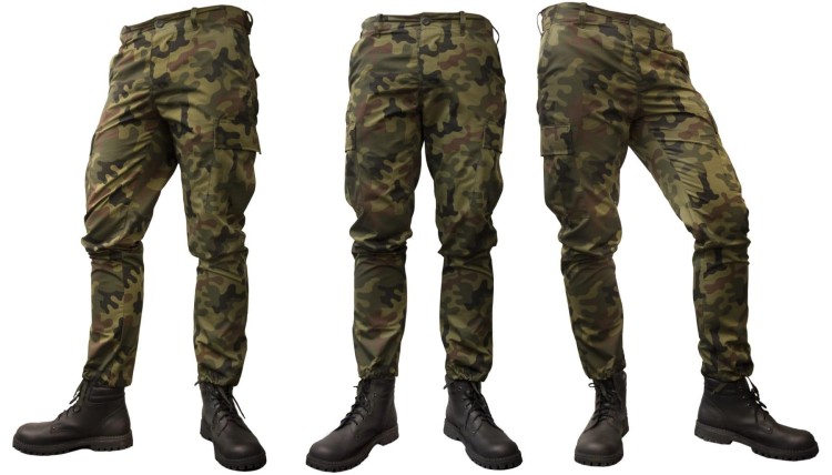 Spodnie BDU Specforce Morowo PL Woodland  bojówki z paskiem-236621