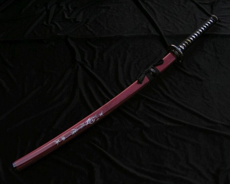 Miecz samurajski katana 6KM18-410RD do treningu cięć + stojak-236722
