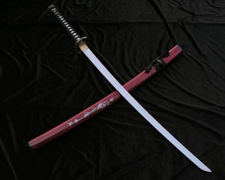 Miecz samurajski katana 6KM18-410RD do treningu cięć + stojak-236724