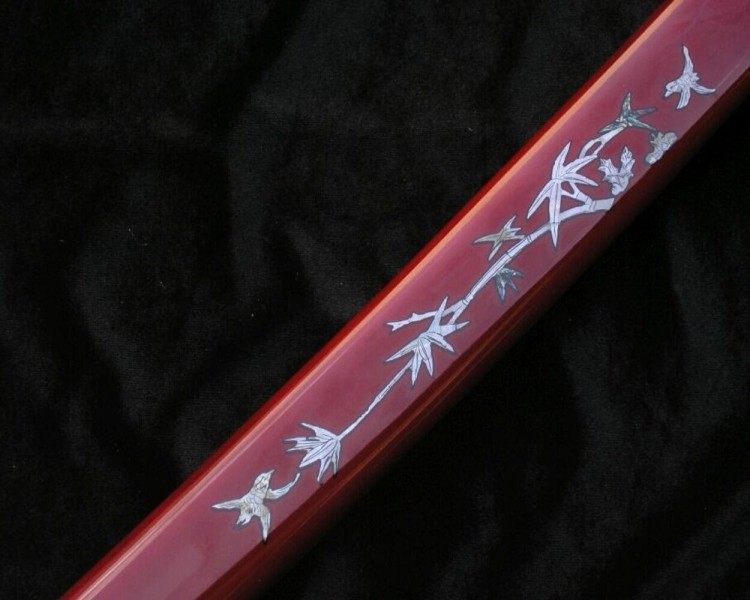 Miecz samurajski katana 6KM18-410RD do treningu cięć + stojak-236725